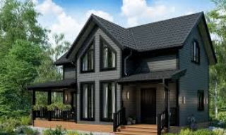 Проекты каркасных домов с террасой от 3660 рублей | Строй-Мск