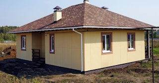 Одноэтажный дом из панелей под ключ в Кронштадте - Строй-Мск от 135941 рублей